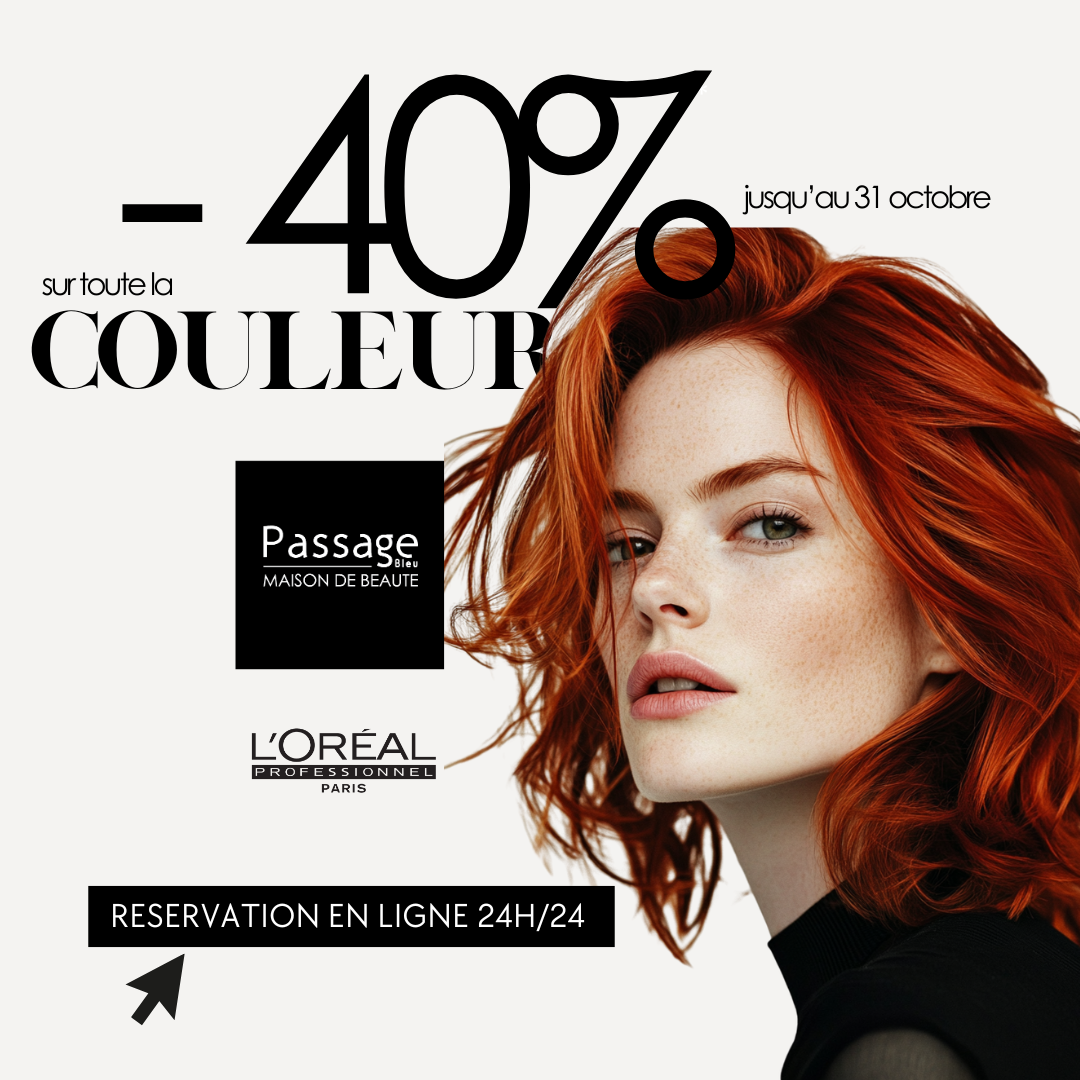 Be Green - Saint Parres - Osez la couleur chez Passage Bleu ! - promo couleur rousse 1 - 2 Be Green - Saint Parres - Osez la couleur chez Passage Bleu ! - promo couleur rousse 1 - 1